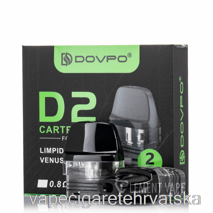 Vape Hrvatska Dovpo D2 Limpid Replacement Pods 1.2ohm D2 Pods